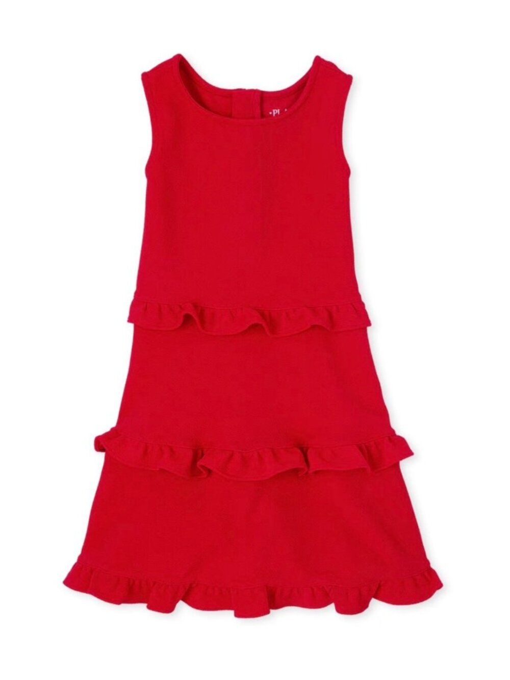 Children’s Place Red Ruffle Tiered Dress - Size 6